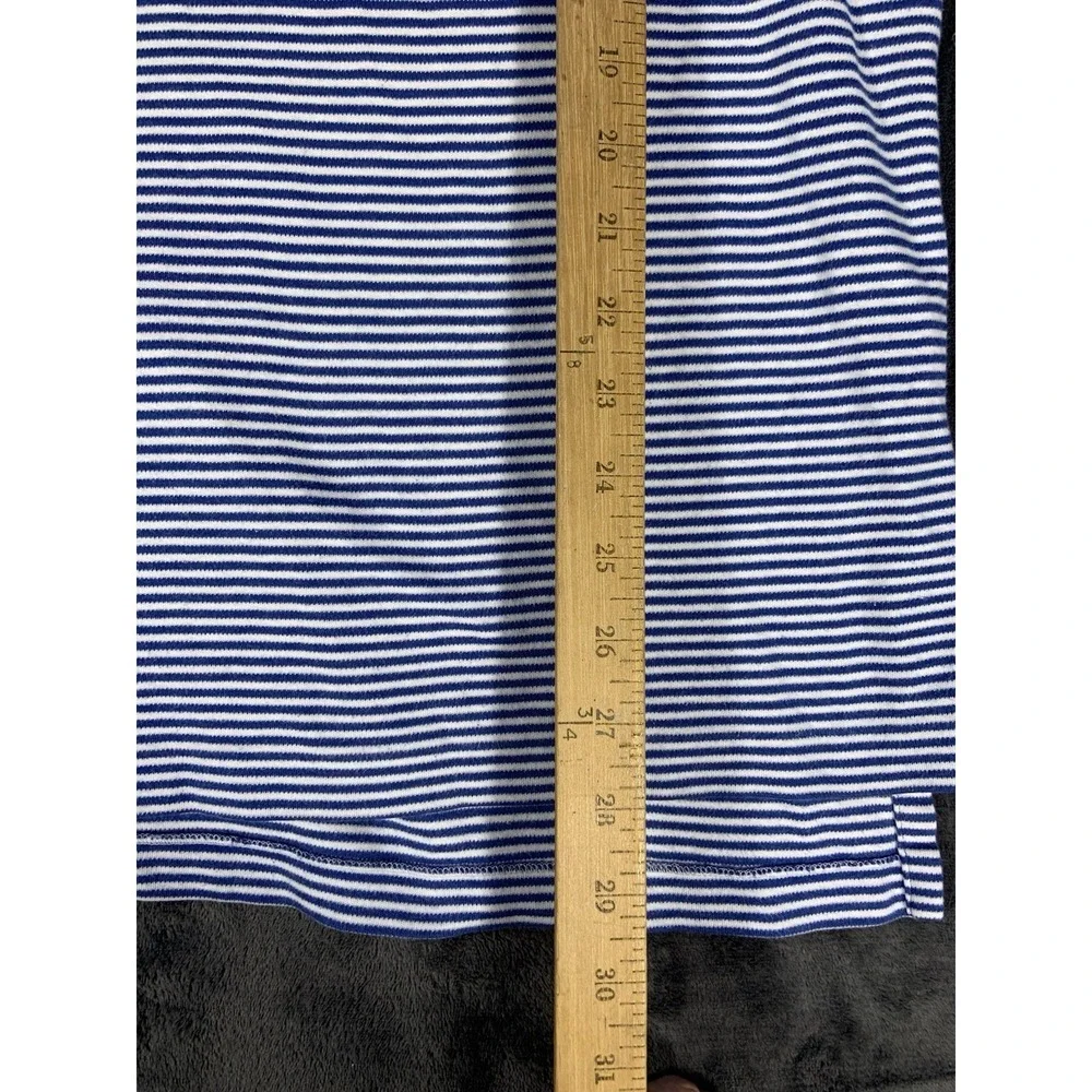 Polo Ralph Lauren Unique Striped T-Shirt‎ Purpl Collar Men's Size XL